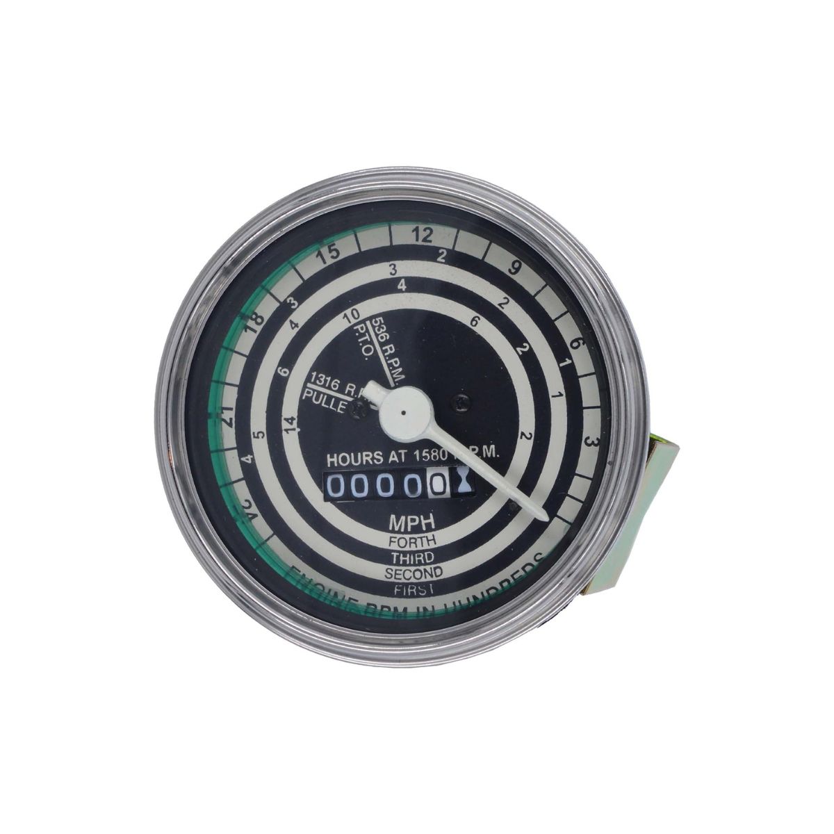 

APSMOTIV tachometer Compatible for Ford 8N Tractor 1950-1952 Ford 8N17360A1 J & N 640-01002, 86520180 | 4x4x4 Inches чистый