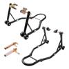 SucceBuy Motorradständer Heber 850lbs Front Heck Kombi Ständer Heber Ständer Vorderrad Hinterrad Gabelständer Schwerlast Hinterradständer