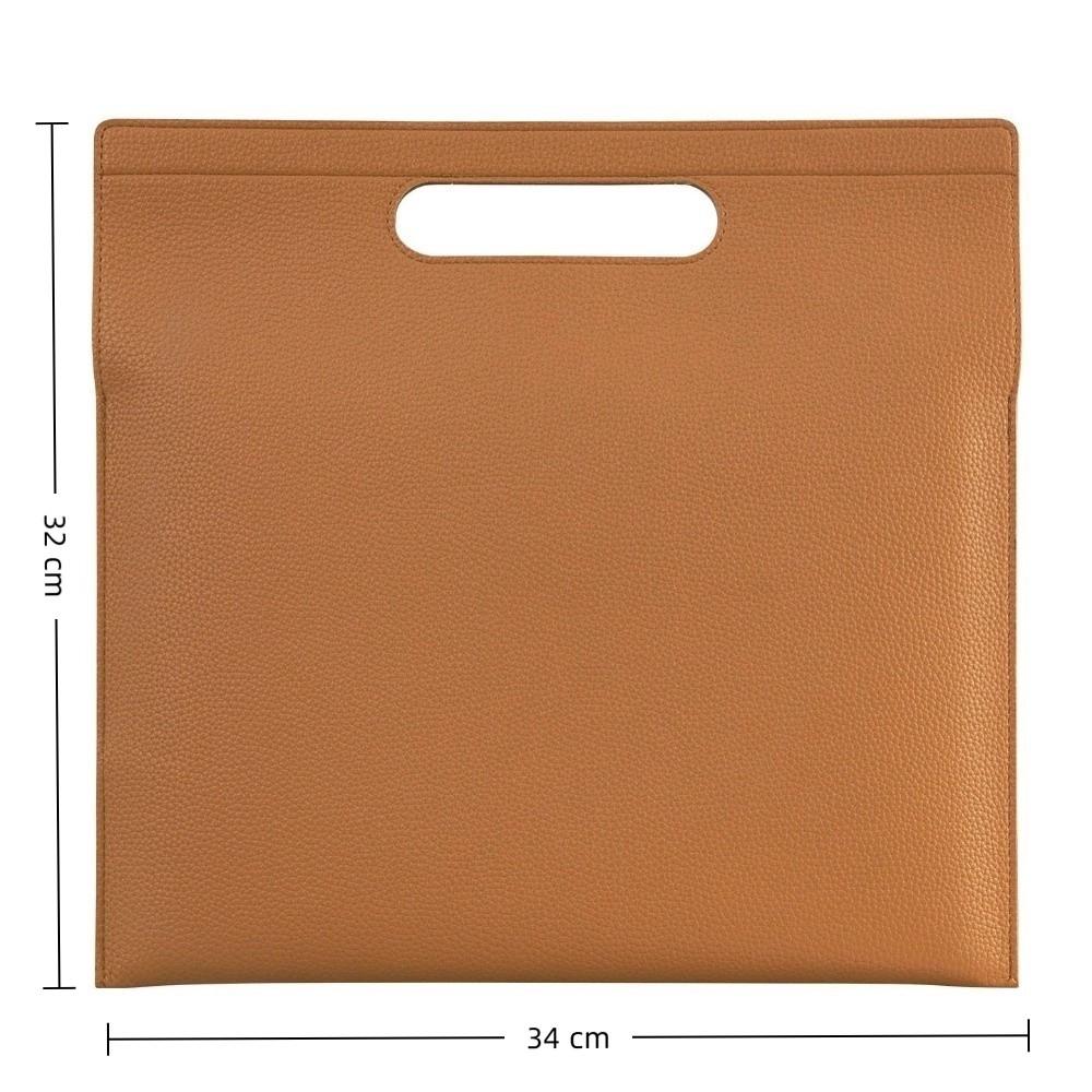 A4 Business File Holder PU Leather Tablet Bag Luxury Document Bag  Office Organizer