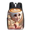 Cartoon Printing Casual Shoulder Bag Junior High School Students Large Capacity Backpacks