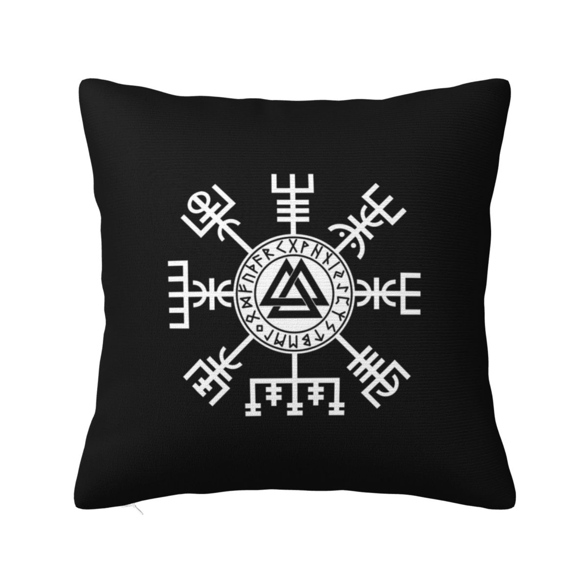 

Viking Compass Vegvisir Square Pillowcase Cushion Cover Pillow Case Throw Pillow Cover for Home Bedroom Car 12x12Inch