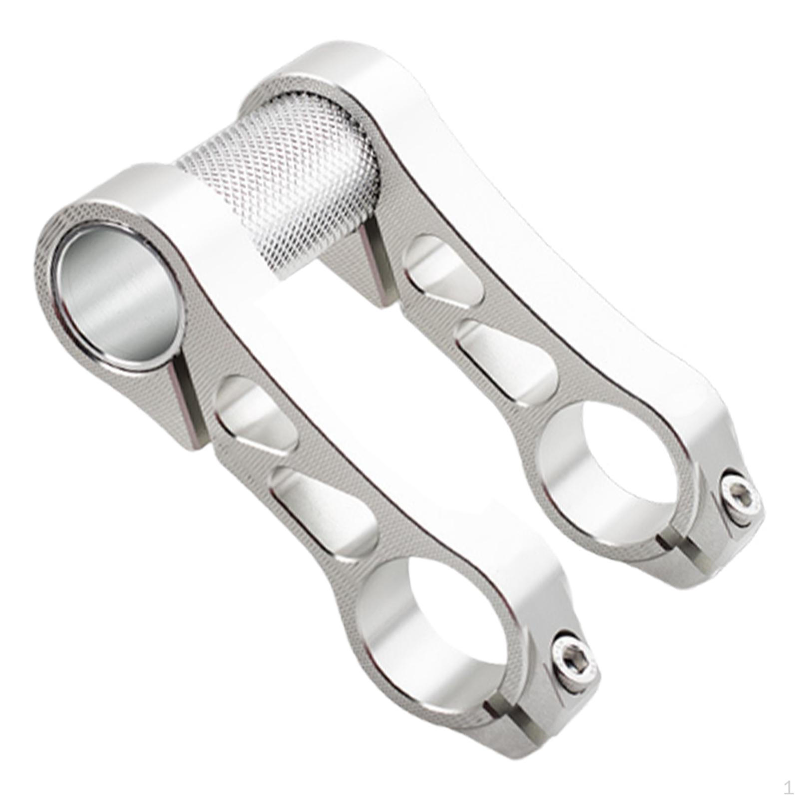 

Удлинители руля Подъемник выноса велосипеда,Легкий,С двойным зажимом,Удлинители Удлинение руля silver