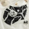 Black milk Lolita panties for women Pure cotton crotch skin-friendly breathable maiden seamless panties for women briefs