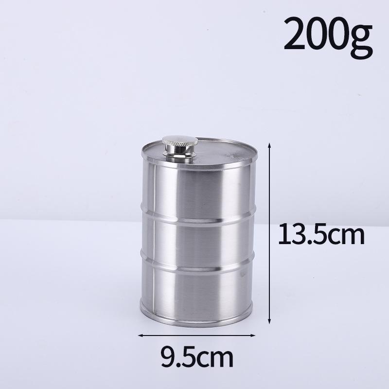304 Stainless Steel Portable Camping Flask and Wine Barrel