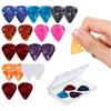 24/48/100pcs Guitar Picks 0.46mm ABS Stage Performance Plectrum Bass Ukulele String Instrument Supplies for Music Lover XJM