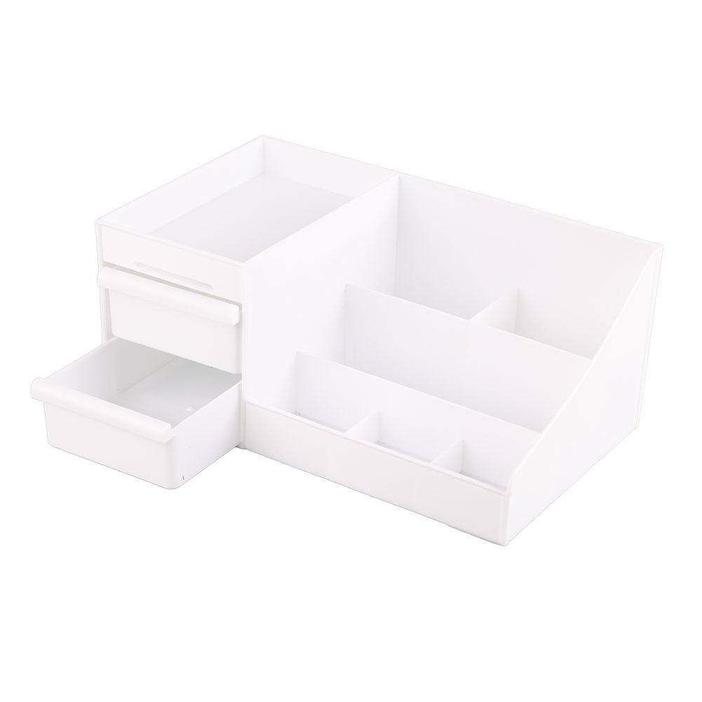 Cutie de Depozitare Cosmetice Elegantă Multifuncțională Organizator de Machiaj de Blat cu Sertare pentru Școală