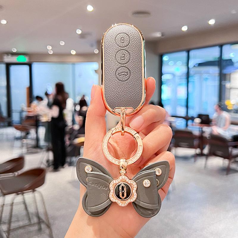 Applicable To Q Jie Key Set Huawei AITO Q Jie M7 M5 Bag M9 Car High-end M8 Shell Buckle for Men and Women