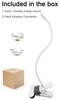 Baby Monitor Mount Compatible with HelloBaby HB6550/HB65/HB66/HB248 ANMEATE SM935E Baby Monitor Camera 15.7-inch Flexible Clip Clamp Mount Long Goosen