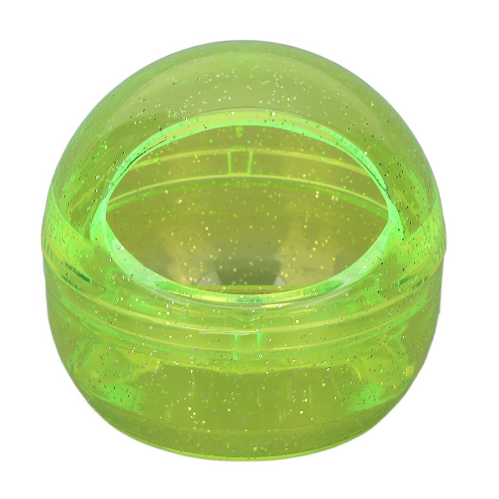 Nagelreinigungsbürstenbox Professionelle Tragbare Maniküre Polierbürstenbox für Nagelkunst Schönheitssalon Gelb