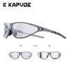 Kapvoe Hot Fashion Cycling Sunglasses Men Photochromic Glasses Mountain Running Hiking Eyewear Sports UV400 Climbing Goggles