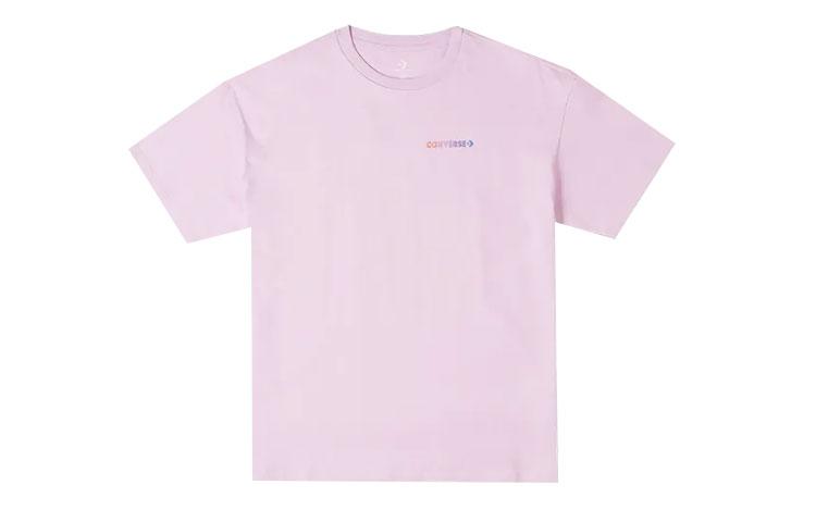 Converse Drop Shoulder Sleeve T Shirt Women s Purple 10026375-A02 S