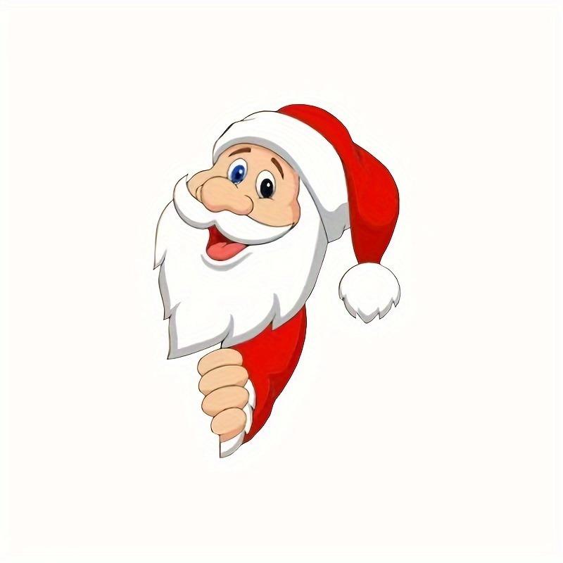 

1 шт. наклейки Санта-Клауса, наклейки для рождественских украшений автомобиля, наклейки для рождественской вечеринки, наклейки для автомобильных стекол, наклейки для мотоциклов, рождественские украшения 1pc