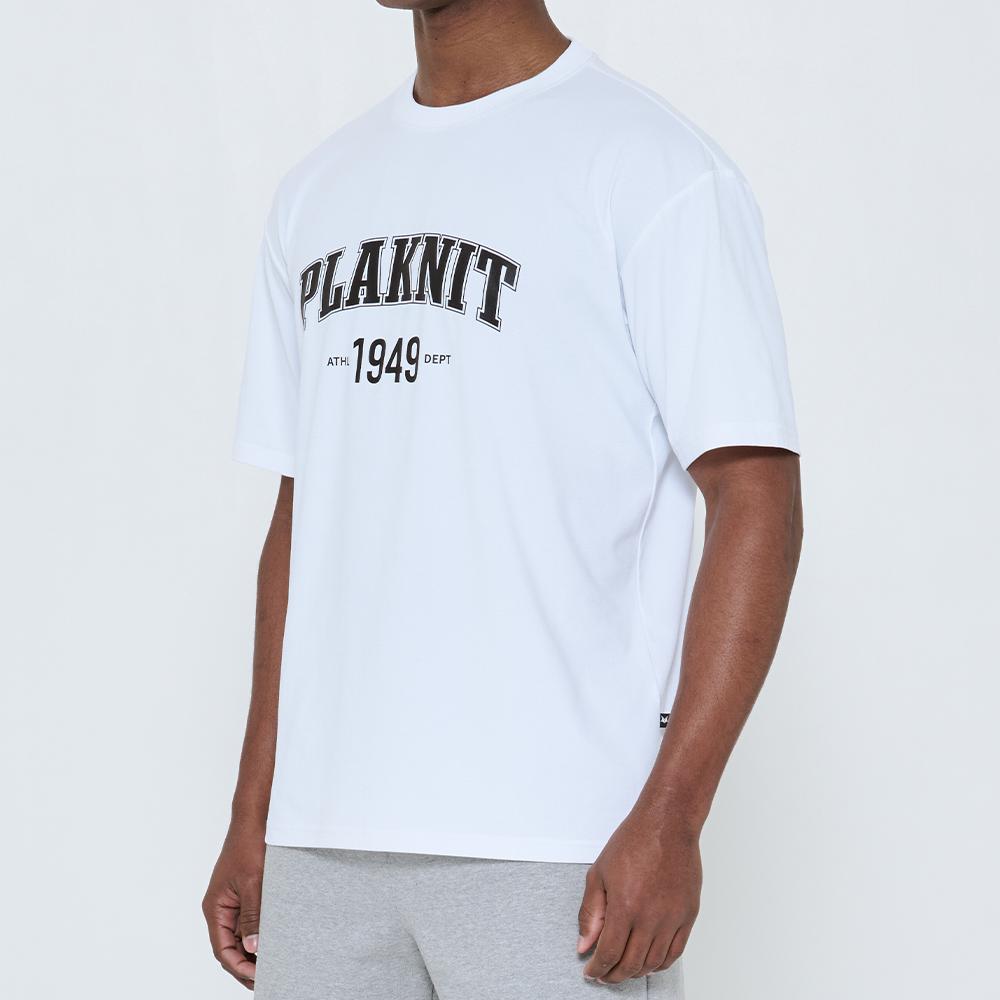 Peullaeniteu [2Pack] Quick-Dry Semi-Overfit Arch Logo T-Shirt (Type A)