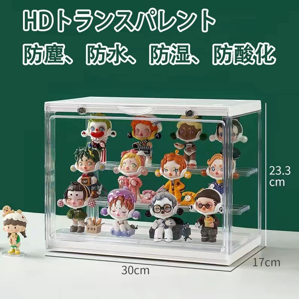 Used White Display Frame with Installation Instructions, Showcase, Display Case, Dustproof Display Box 30*17*23cm, Model Showcase Cabinet, Collection
