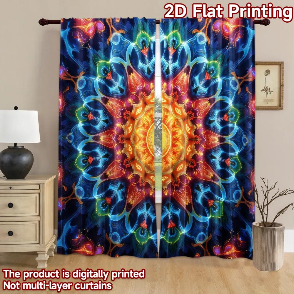 2D Flat Photography Backdrop Popular Photography Backdrop Colorful Floral 100% Polyester Festive Holiday for The Perfect