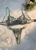 Women's Sexy Lingerie Set for Women. Colour: Green