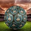 Snake Treasure Mandala Round Football Size 5 Adult Ball Suitable for Training Matches and Outdoor Team.
