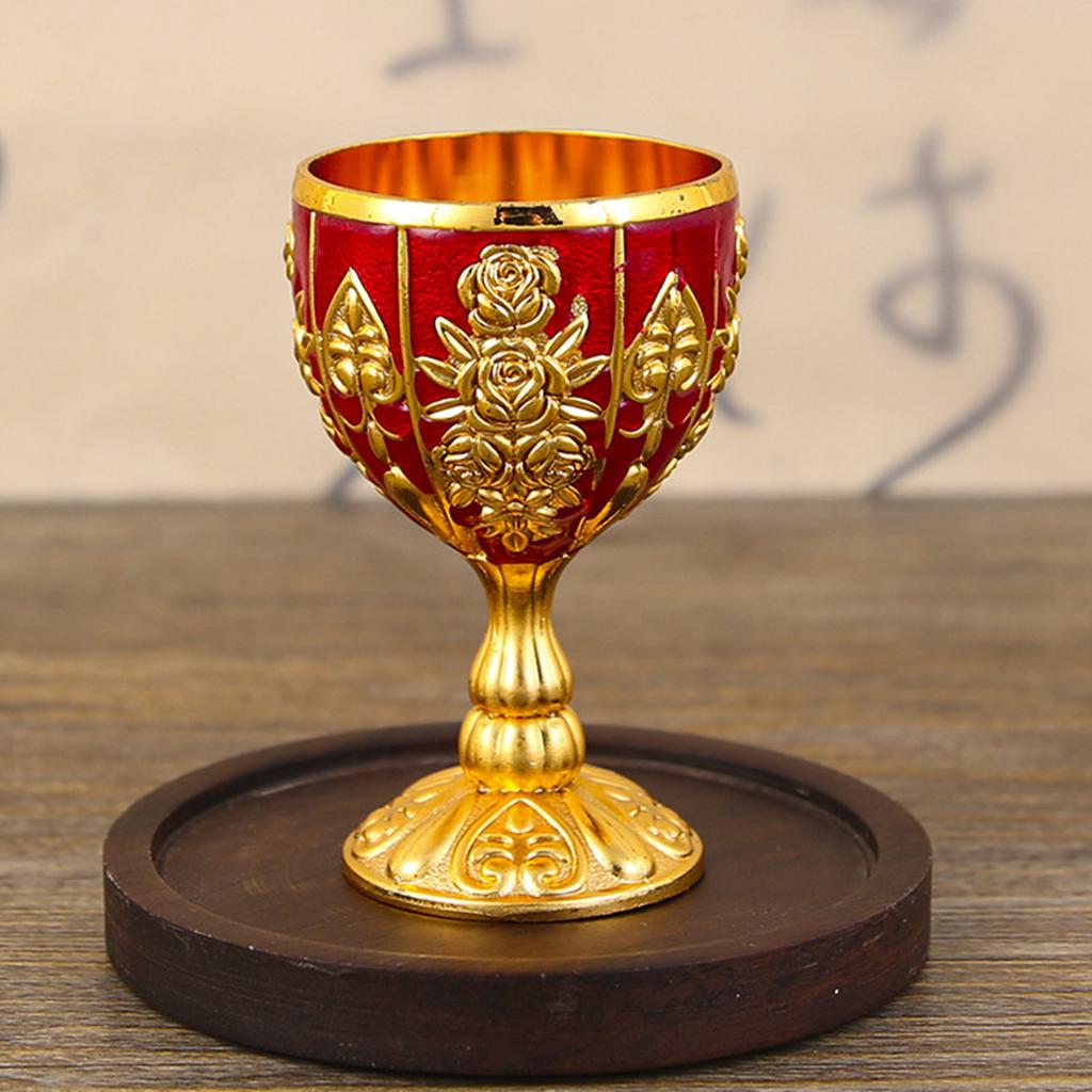30ml Vintage Metal Baijiu Cup Durable Alloy Material For Liquor Enthusiasts