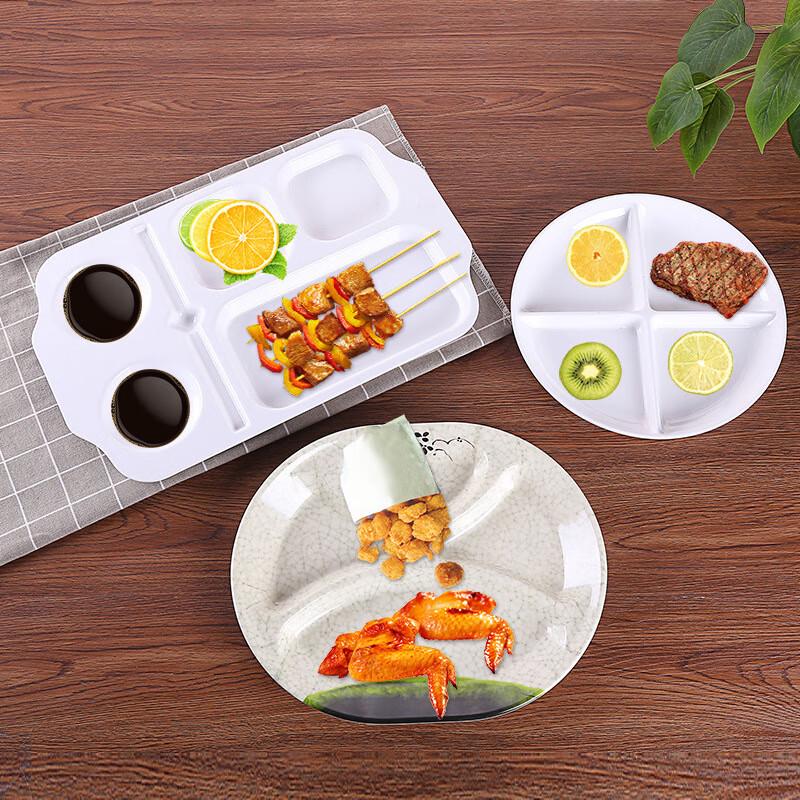 A5 Melamine Divided Serving Tray