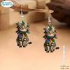 Cross-Border Cartoon Kitten Earrings - Cute Acrylic Cat Christmas Gift Jewelry