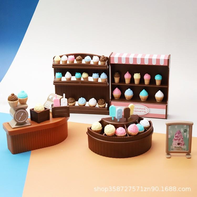Play House Toy Simulation Mini Furniture Full Set Kitchen Doll House Miniature Food Play Scene Ornament Girl Model