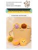Cute Egg Tart Pendant Plush Doll Keychain & Bag Charm