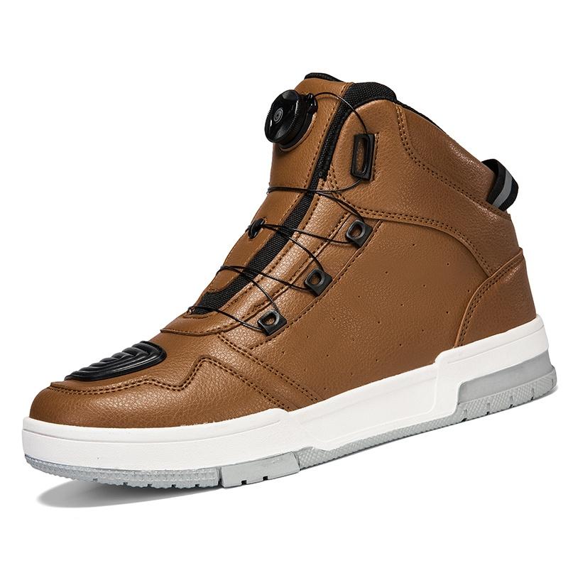 Motorcycle Riding Shoes for Men Outdoor Moto Travel Protective Casual Biker Footwear Anti Slip Sole Size 35-47