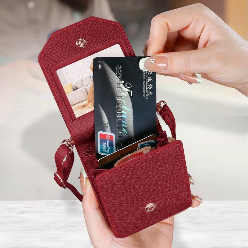 Luxury Design Shoulder Strap Case for Z Flip 4 Mobile Phone with Shockproof and Phone Stand Features