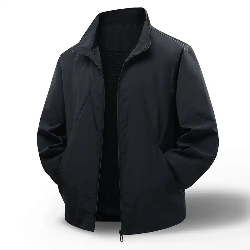 Geacă de toamnă pentru bărbați, la modă, multifuncțională, casual, pentru bărbați, top subțire, respirabil, pentru exterior