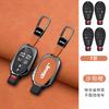 CMJ1 New Zinc Alloy Leather Car Remote Key Case Cover For Jeep Chrysler Grand Cherokee Dodge Durango Magnum Ram Styling Accessories