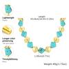 Artistic Geometric Acrylic Beaded Choker Necklace, Bohemian Chunky Chain Necklace for Women, Vintage Style Holiday Gift
