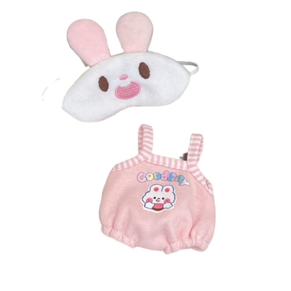 1 set Dress Up Miniature Dress Suit DIY Clothing No Attributes Dolls Clothes 20cm Idol Cotton Doll