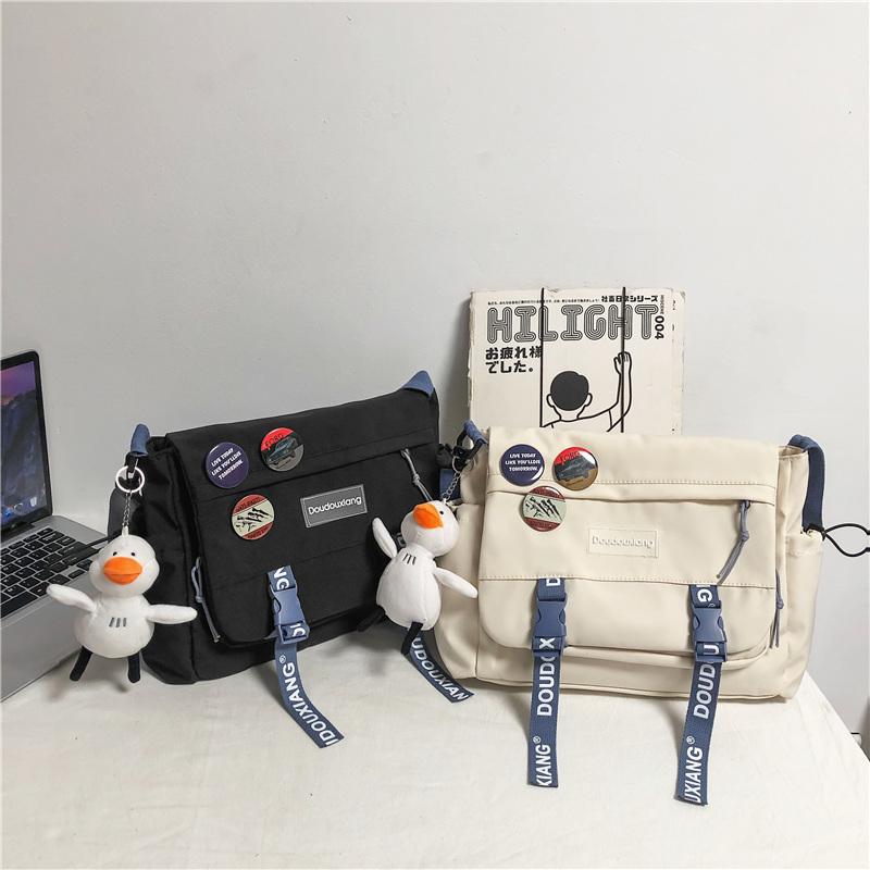 

Женская сумка-мессенджер, нейлоновая сумка, сумка почтальона, новинка 2024 года, роскошные сумки для студентов, большая вместительная сумка на плечо Sac Depaule