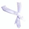 Full Finger Beaded Bridal Gloves Elegant Satin Gloves Photography Wedding Gloves  Evening Party