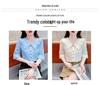 2025 Spring/Summer Versatile Peter Pan Collar Long Sleeve Shirt - Elegant French Style Top for Spring/Autumn