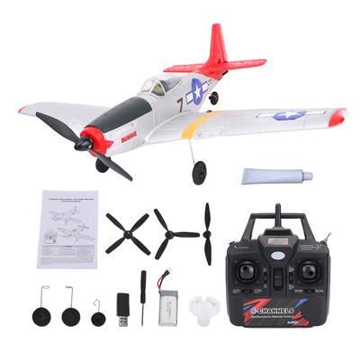 Remote Control Airplane, 2.4G EPP Foam Plane With 6 Axis Gyro, LED Lights, One Key Roll, 3D Inverted Flight, Easy To