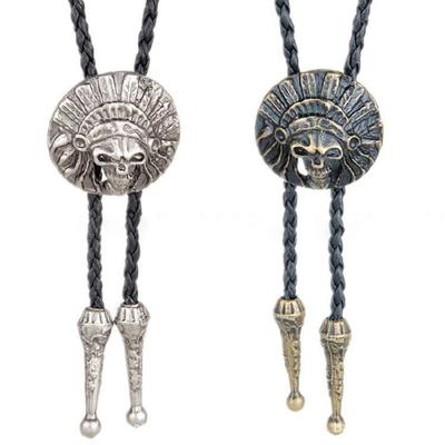 Stile Western Cravatta Bolo da Cowboy per Halloween Carnevali Festa Uomo Adolescenti Costume