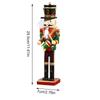 Nutcrackers Figures Wooden Ornaments Christmas Nutcracker Soldier Festive Puppet Home Decor Party Supplies For Shelf Window