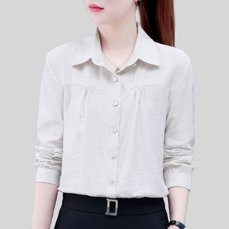 Stylish Women's Short-Sleeve Tummy-Concealing Summer Shirt - Casual Loose Fit