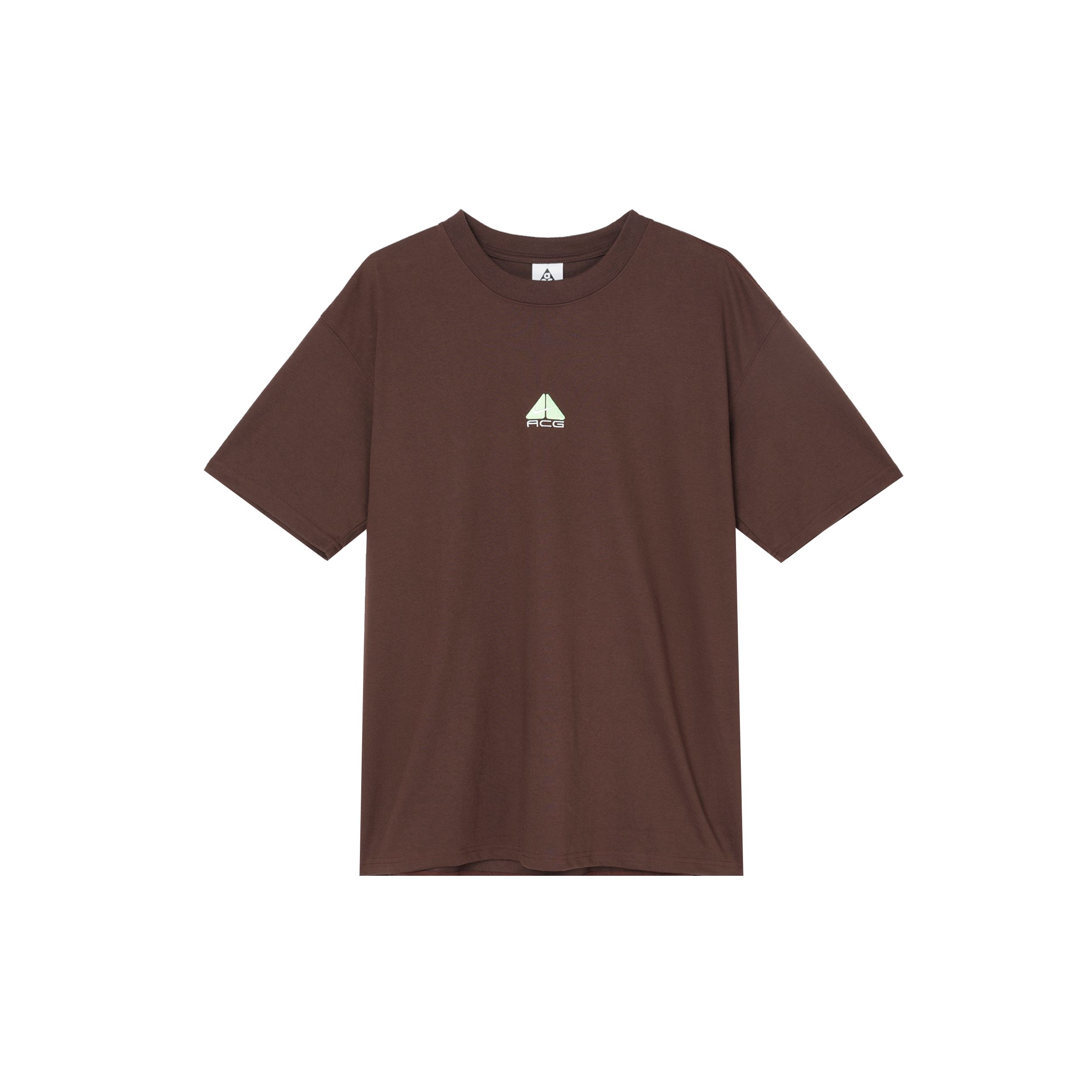 Nike ACG Dri-FIT Short Sleeve T-Shirt Earthy Brown Atomic Orange Men DQ1816-227 L