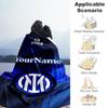 Inter Milan Personalized Name Blanket Throw Customizable Blanket Durable Comfort Great for Couch Picnics Bedding Nap Four Seasons Universal