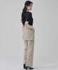HYEYEONG KIM Nylon Skirt Layered Trousers - Beige