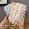 Fashion Lining Ski Gloves Windproof Thick Cotton Touch Screen Gloves Waterproof Winter Warm Gloves Winter Season