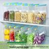 Zipper Seal Slide-Lock Fresh-Keeping Bags for Grains, Cereals, and Freezer Storage