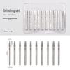 Russian Style Manicure Tool Set with Diamond & Tungsten Steel Grinding Heads