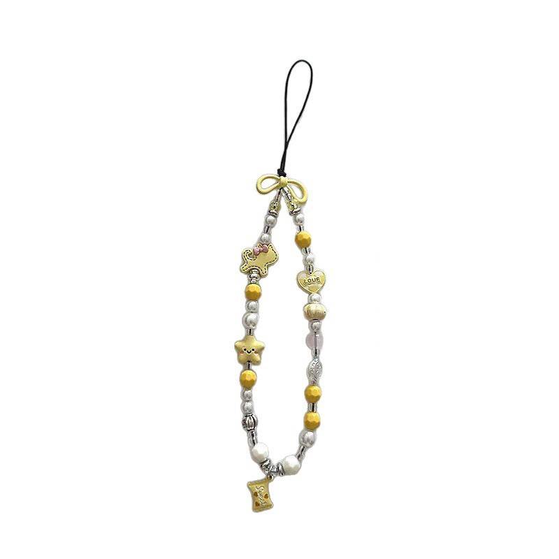 Cartoon Cat Candy Phone Lanyard With Pvc Chain For Kids And Adults
