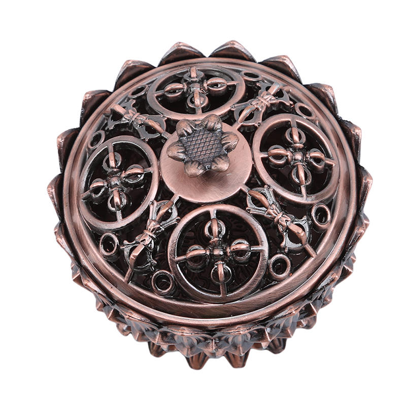 Lotus Incense Burner Alloy Eight Treasure Plate Incense Burner