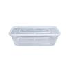 Sheng Xiang Yun 1250ml Rectangular Disposable Food Containers with Lids (150 Sets)
