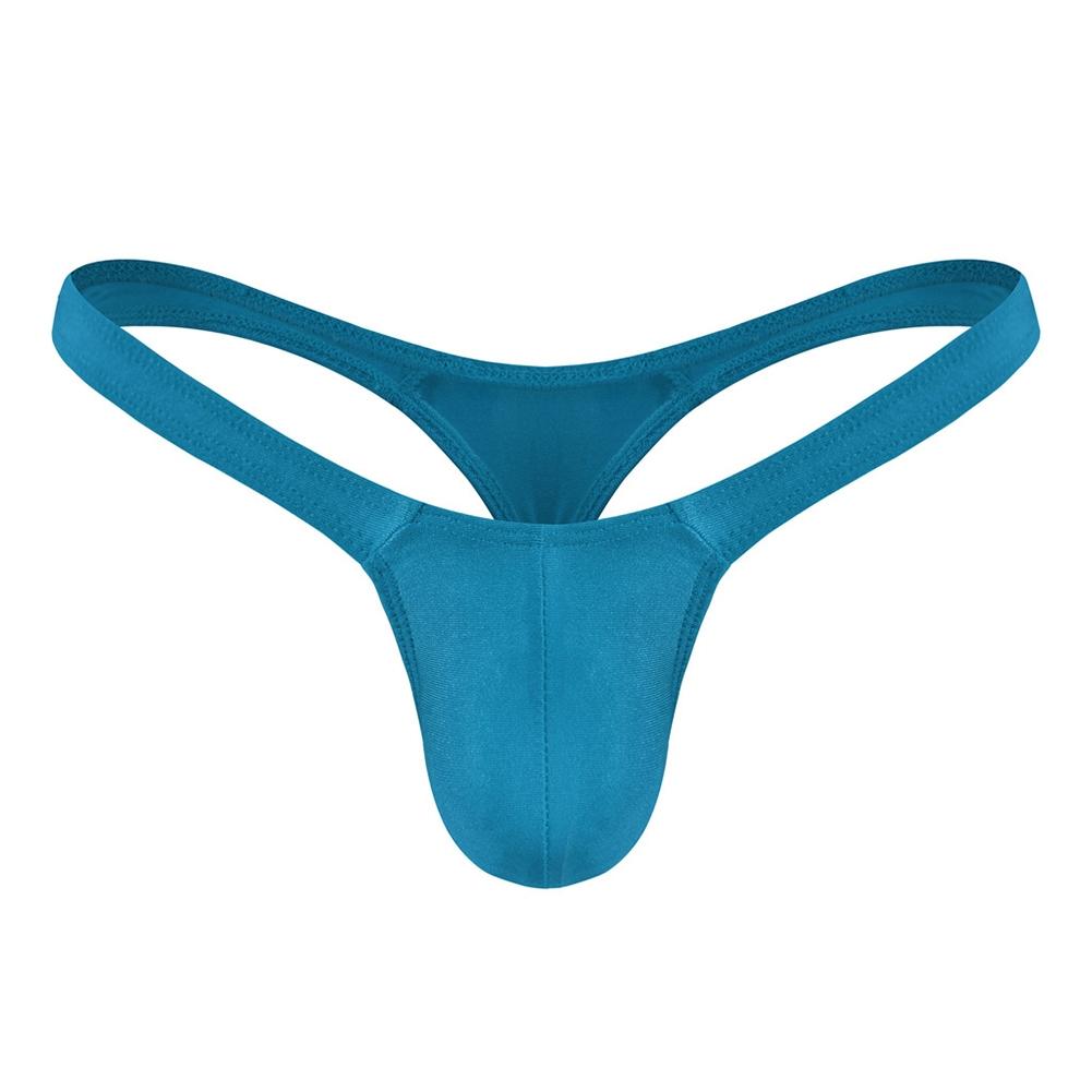 Low-rise Mens Underwear Polyester Sexy Bikini Slimming Soft Solid