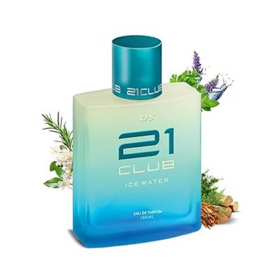 Club Ice Water Eau De Parfum Dlouhotrvající EDP pro muže a ženy 100 ml | Osvěžující mořský únik